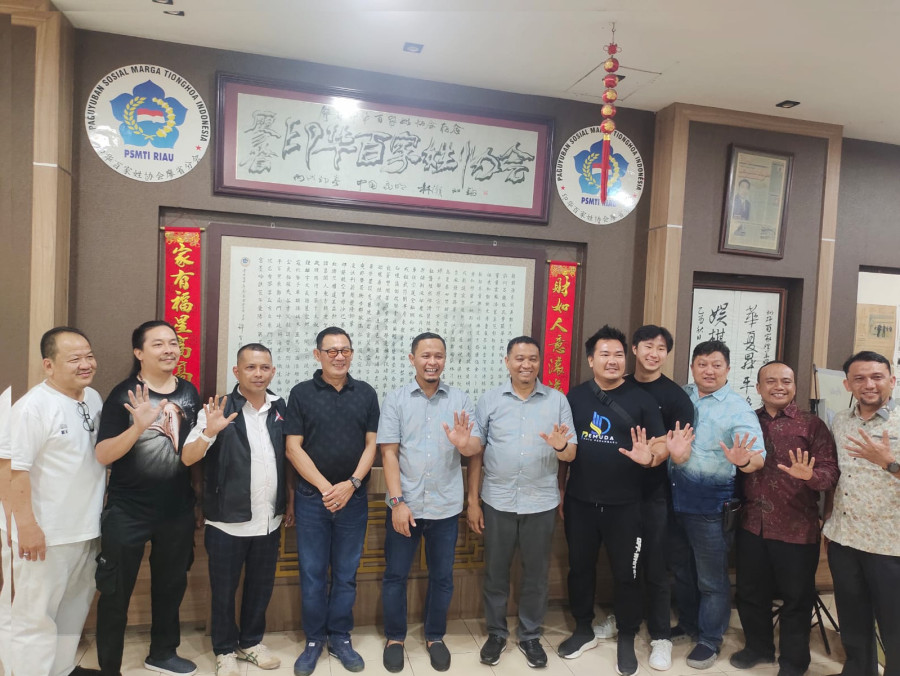 Sambangi PSMTI Pekanbaru, Paslon AMAn Paparkan Program Unggulan