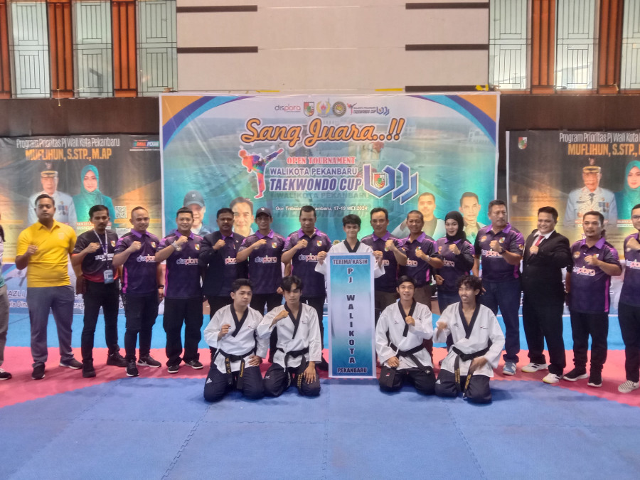 Turnamen Terbuka Taekwondo Ciptakan Atlet Pekanbaru Kualitas Juara