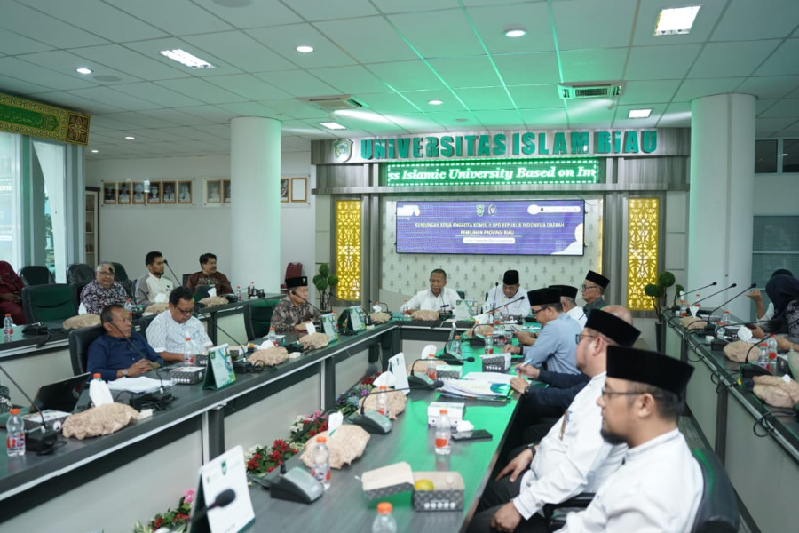 UIR Jadi Rujukan Diskusi Pengawasan Undang-undang Pertambangan oleh Anggota DPD RI