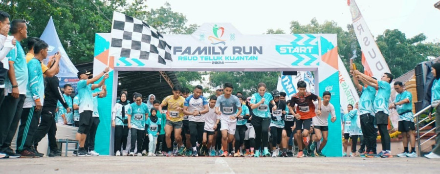 Pjs Bupati Kuansing Lepas Acara Family Run Peringati Hari Kesehatan Nasional