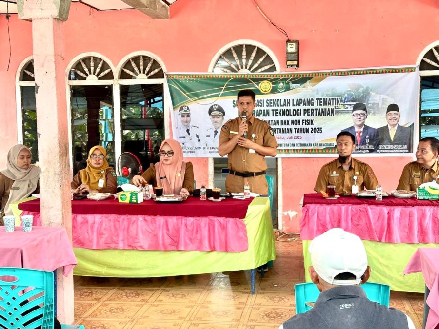Dinas TPHP Bengkalis Gelar Sekolah Tani Inovatif, Petani Belajar dari Praktik Nyata
