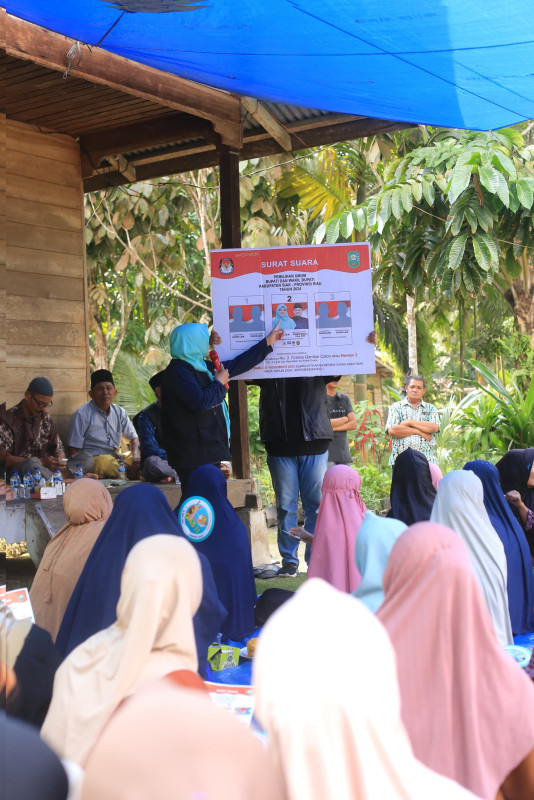 Tak Terpengaruh Isu Gender, Masyarakat Sungai Mandau Mantap Menangkan Dr.Afni