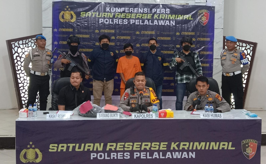 Polres Pelalawan Beberkan Kronologi Suami Bunuh Istri di Pangkalan Lesung