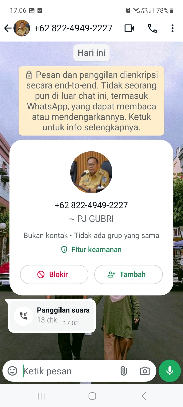 Waspada Penipuan Mengatasnamakan Pj Gubri oleh Oknum Tak Bertanggungjawab