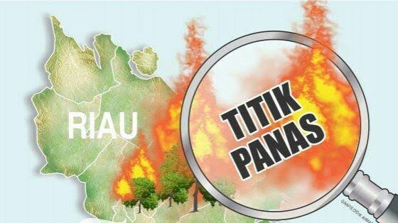 Masuki Musim Kemarau, Hotspot di Riau Terpantau 23 Titik 