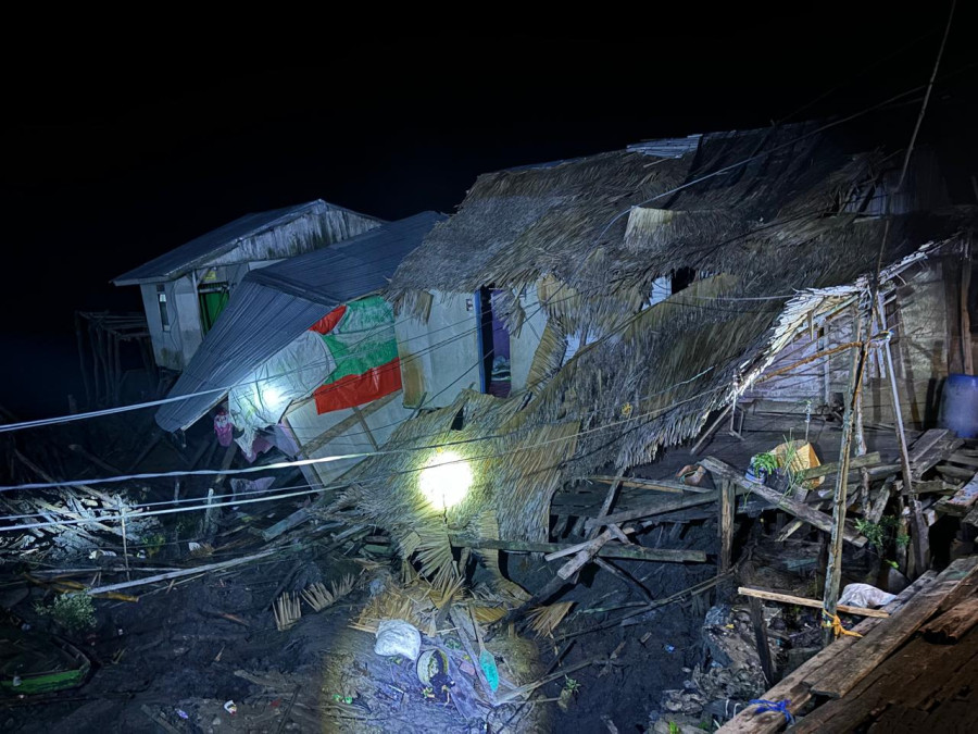 BPBD Inhil Usulkan Pembangunan Rumah Warga Terdampak Longsor di Tanah Merah