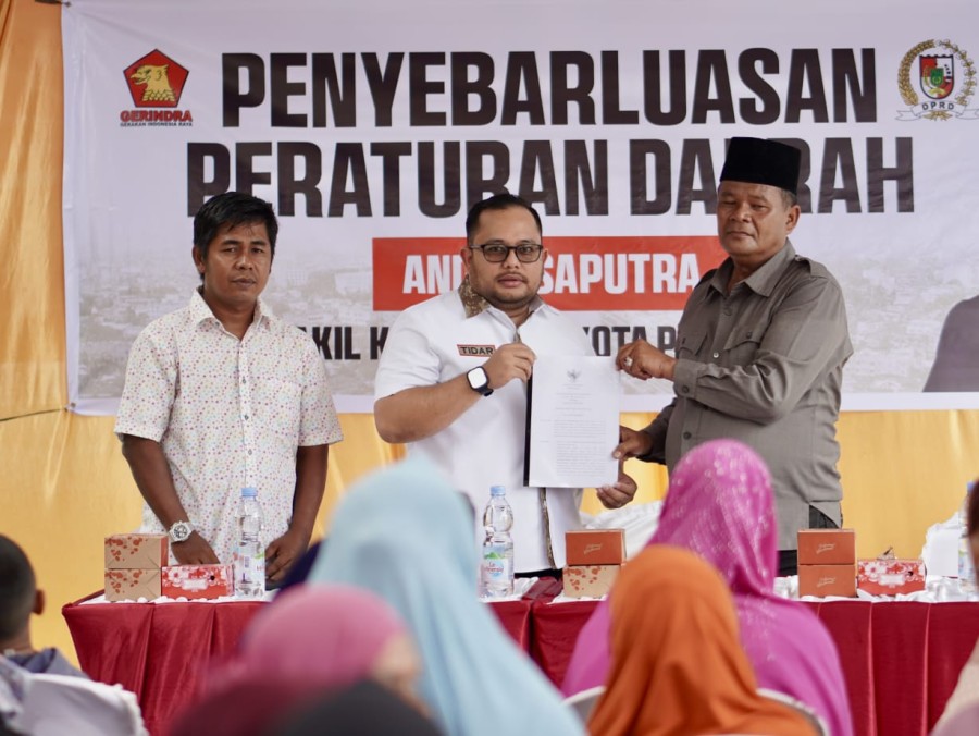 Kumpulkan Warga Jalan Pesisir, Andry Saputra Gelar Sosialisasi Perda