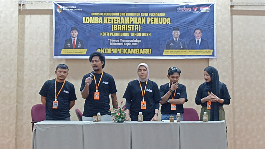 Dispora Pekanbaru Gelar Lomba Racik Kopi Khas Pekanbaru