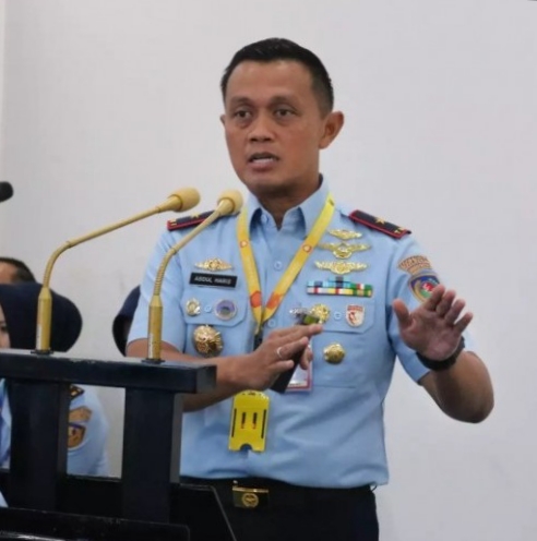 Mantan Ajudan Jokowi Marsma TNI Abdul Haris, Jabat Danlanud Roesmin Nurjadin