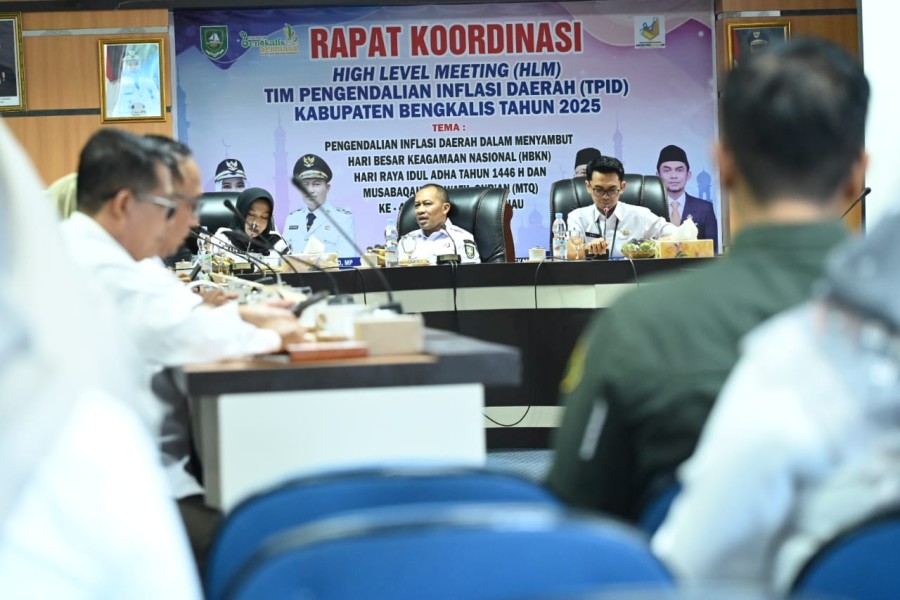 Pemkab Bengkalis Mantapkan Strategi Pengendalian Inflasi Jelang Idul Adha dan MTQ Riau