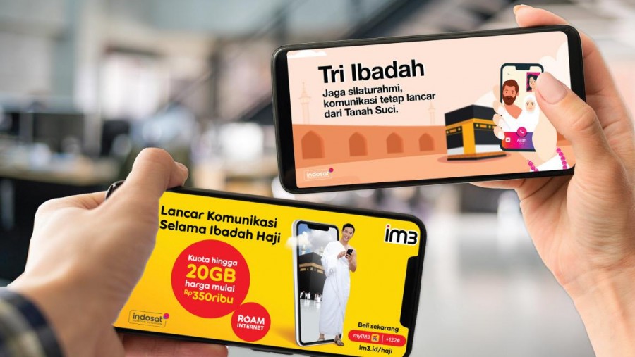 Indosat Hadirkan Paket Haji untuk Terhubung dengan Keluarga  saat Beribadah