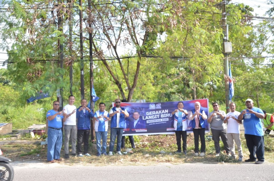 Jumat Ini, Program Bersih-bersih Partai Demokrat Sasar Warga Rumbai
