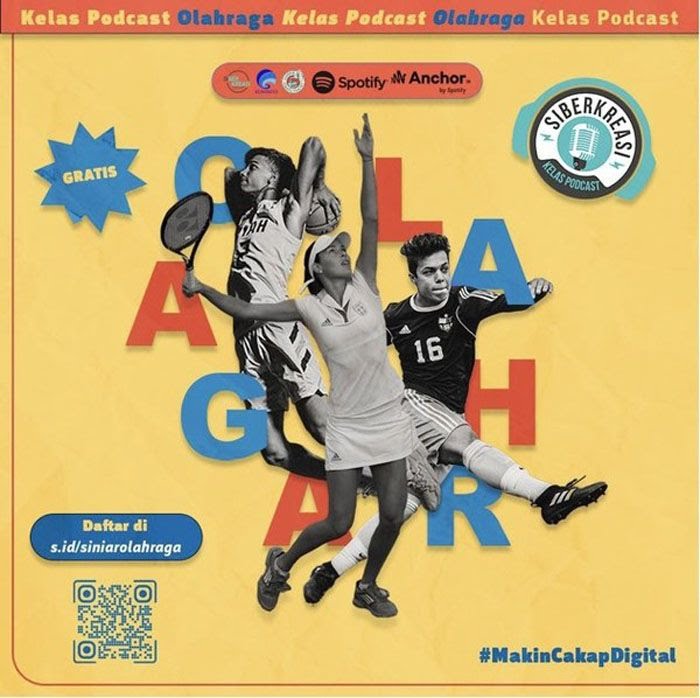 Kemenkominfo, Siberkreasi dan Spotify Kembali Hadirkan Kelas Podcast Baru. Berikut Temanya