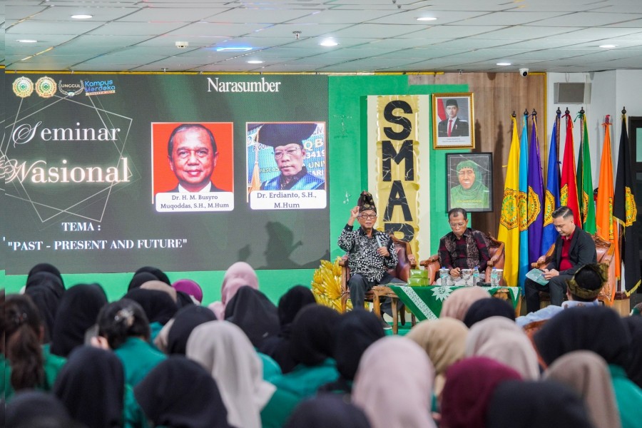 Ketua PP Muhammadiyah M. Busyro Muqoddas Hadiri Seminar Nasional Fakultas Hukum UMRI