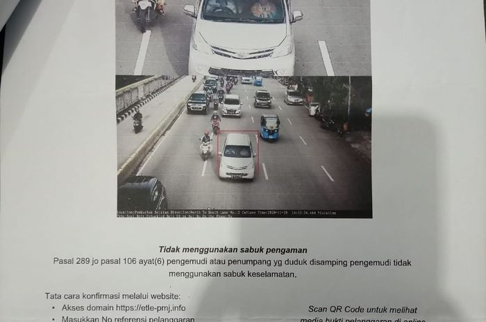Ini Besaran Denda Tilang Elektronik Mulai 24 Maret 2021