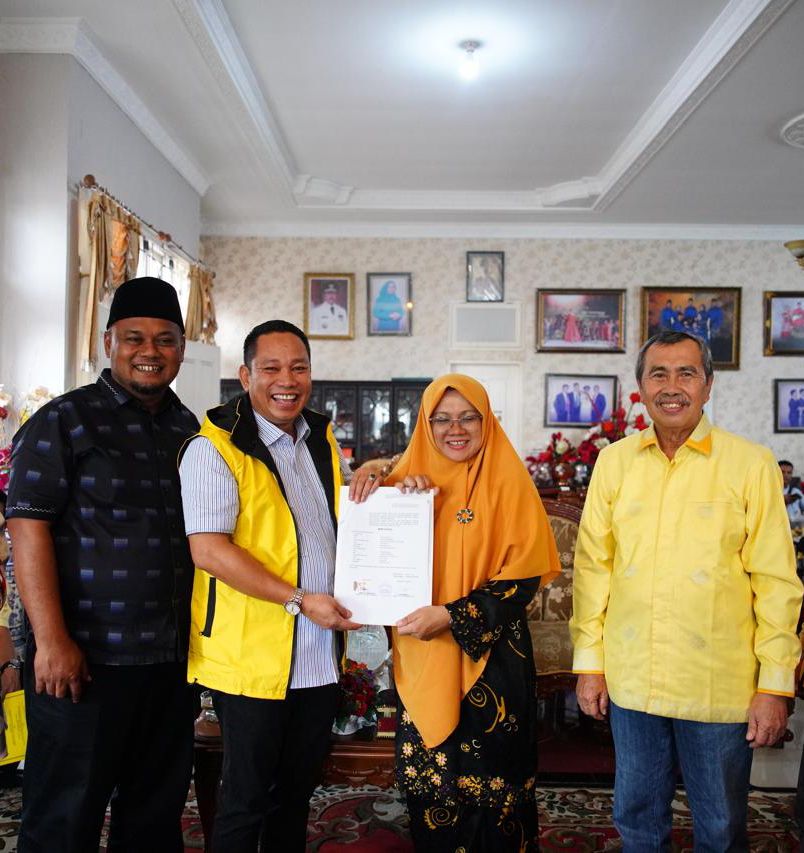 Sejarah Baru, Pertama Kali Golkar Usung Calon Bupati Perempuan Afni-Syamsurizal di Pilkada Siak