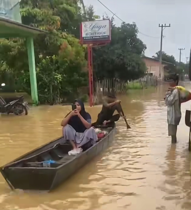 Banjir Terjang 4 Daerah di Riau, Ratusan Jiwa Terdampak