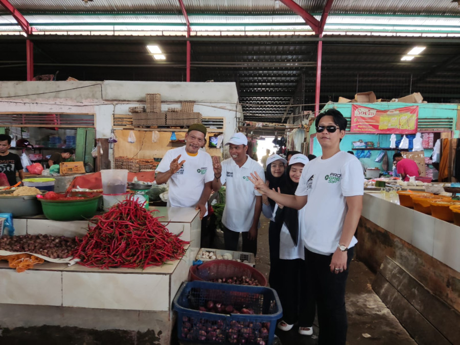 Aksi Pasar Progresif Riau: Pantau Harga Sembako Mahal, Besok Dijual Murah