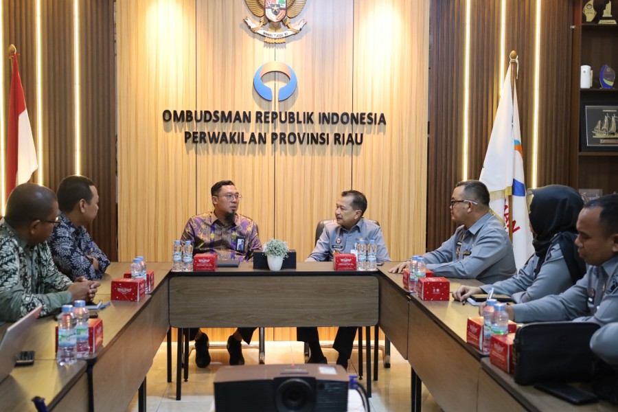 Kanwil Kemenkumham dan  Ombudsman Riau Bahas Pelayanan Publik