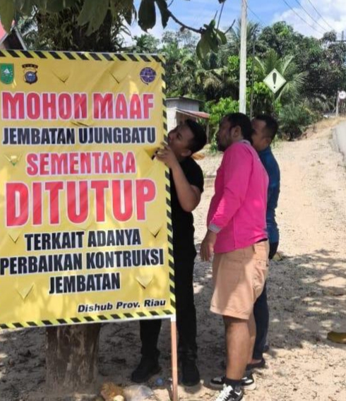 Jembatan Sei Rokan Ditutup Sementara, Ini Panduan Jalur Alternatif
