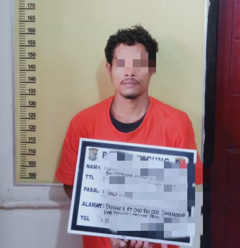 Curi Sepeda Motor Terparkir, Pelaku Ditangkap Polsek Tapung