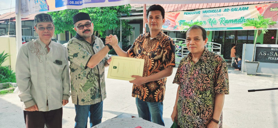 Pengurus Perum Sudirman Indah Dikukuhkan, Hendy : Bersama Kita Urus Kompleks Ini