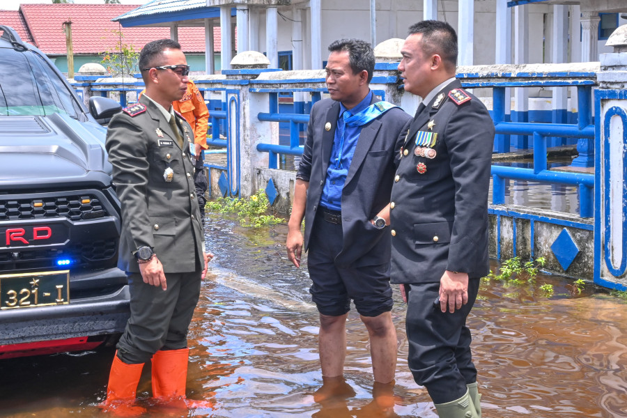 Ratusan Rumah Warga di Kecamatan Bangko Rohil Terendam Banjir