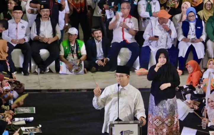 Kampanye di Kalsel, Anies Janji Turunkan Harga Bahan Pokok
