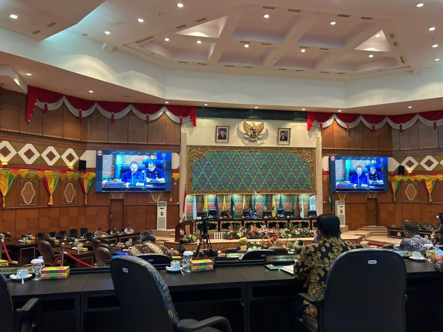 Waka Agung Nugroho Pimpin Paripurna Buka Masa Persidangan I Tahun 2024
