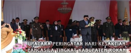 Bupati Sukiman Jadi Inspektur Upacara Peringatan Hari Kesaktian Pancasila
