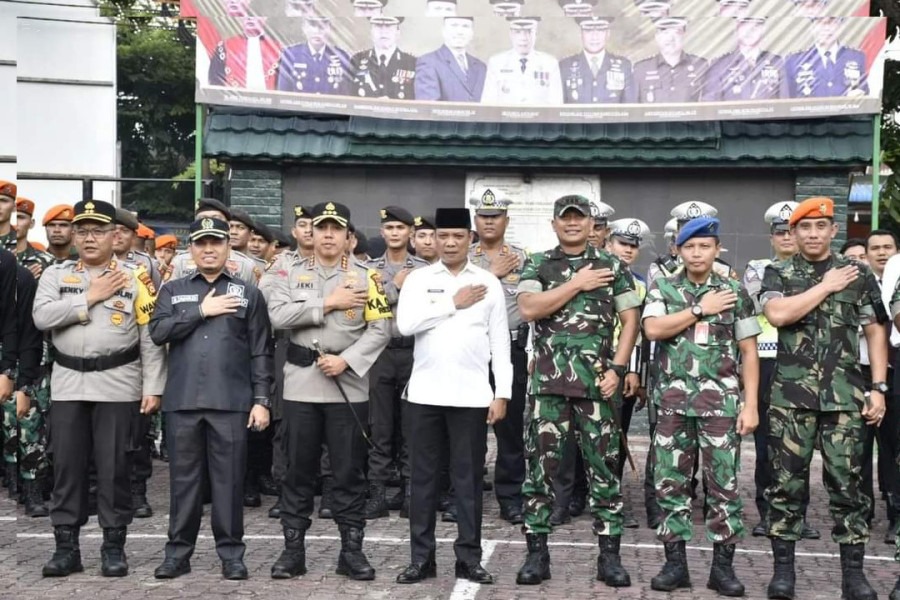 Ketua DPRD Pekanbaru Ikut Apel Sinergitas TNI Polri Wujudkan Pemilu Damai 2024