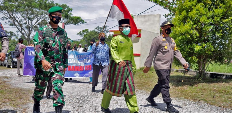 Cegah Anarkisme, Arfan Usman Pimpin Deklarasi Cinta Damai di Siak