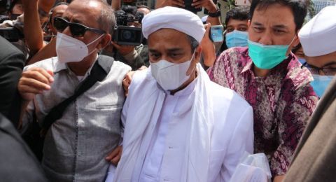 Polisi: Rizieq Menyerahkan Diri karena Takut Ditangkap