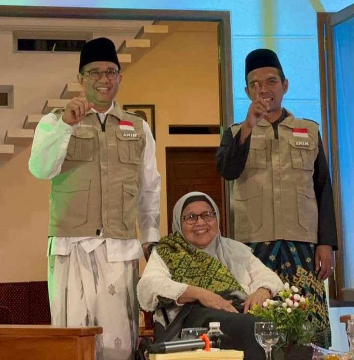 UAS Jatuhkan Pilihan Dukung AMIN di Pilpres 2024