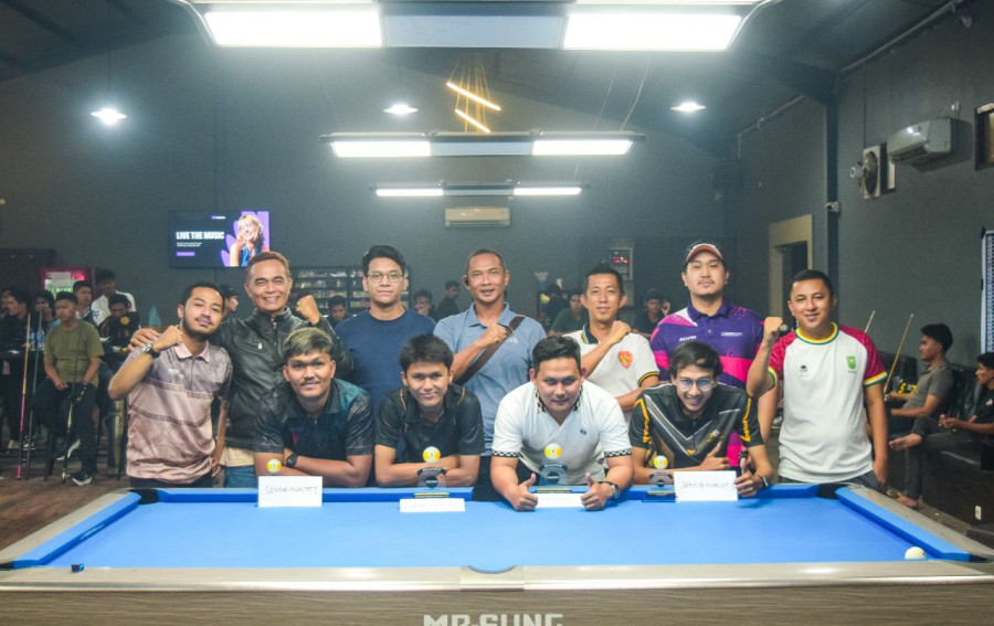 CBP dan Rumah Billiards Gaz Pool Gelar Turnamen Billiard Terbuka