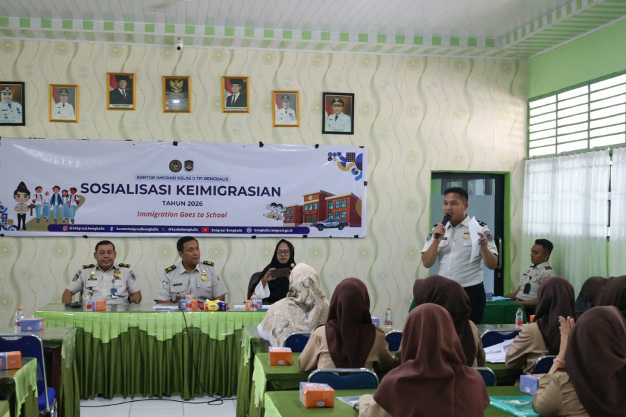 Imigrasi Bengkalis Tanamkan Kesadaran Keimigrasian pada Pelajar