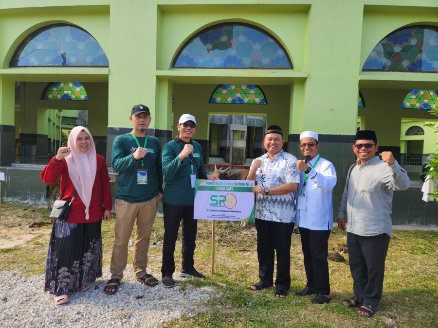 Idul Adha 1445 H, PT SPR Beri Bantuan Hewan Kurban pada Sejumlah Masjid