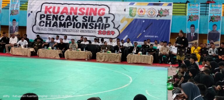 Bupati Kuansing Suhardiman Amby Buka Kejuaraan Kupcha
