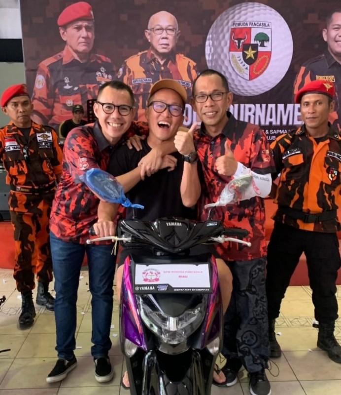 Meriah! Turnamen Golf Pemuda Pancasila Riau Diikuti 124 Peserta