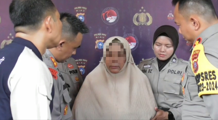 Sempat Divonis Bebas, Mak Gadih Gembong Narkoba Diringkus Polres Inhu