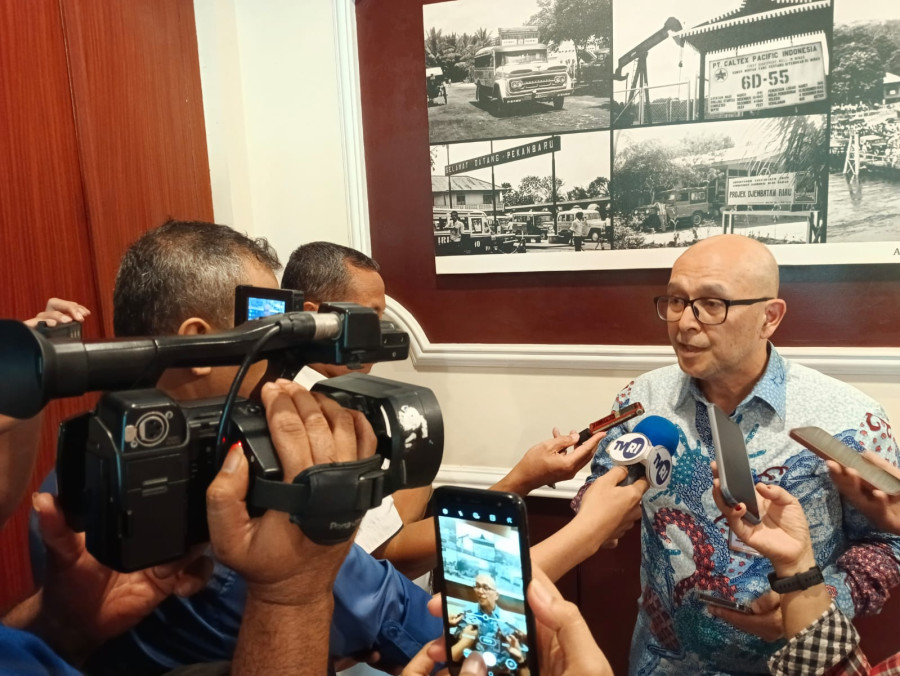 Silaturahim dengan Insan Pers, Plt Kepala OJK Riau Ingatkan Masyarakat Bijak Berinvestasi