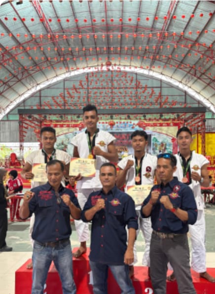 Pekanbaru Borong 7 Medali, Amankan Juara Umum II di Kejurprov Tarung Derajat 2025