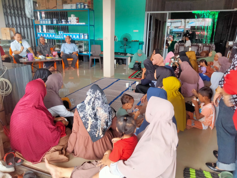 Calon Wakil Walikota Pekanbaru Taufik Arrakkhman Kunjungi Warga Tuah Madani