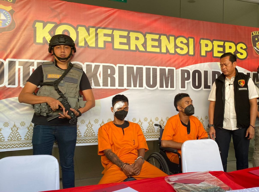 Melawan Petugas, 2 Pencuri Modus  Pecah Kaca Mobil di Pekanbaru Didor Polisi