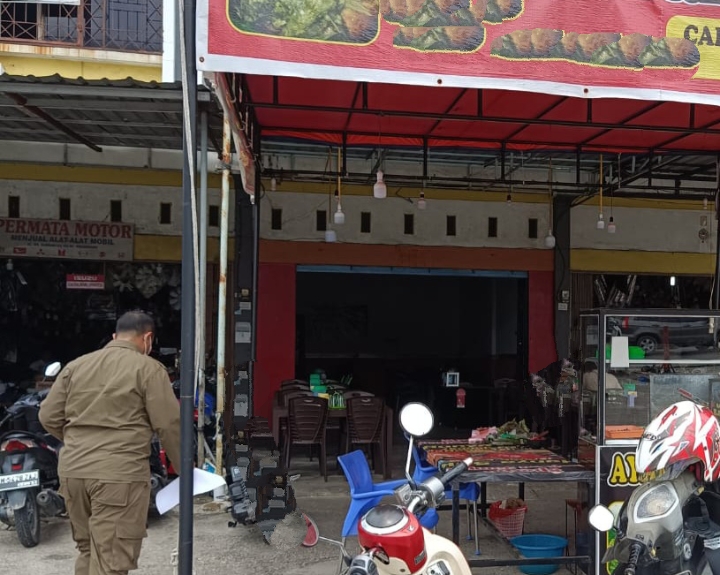 Satpol PP Pekanbaru Tegur 132 Pemilik Bangunan di Jalan HR Soebrantas