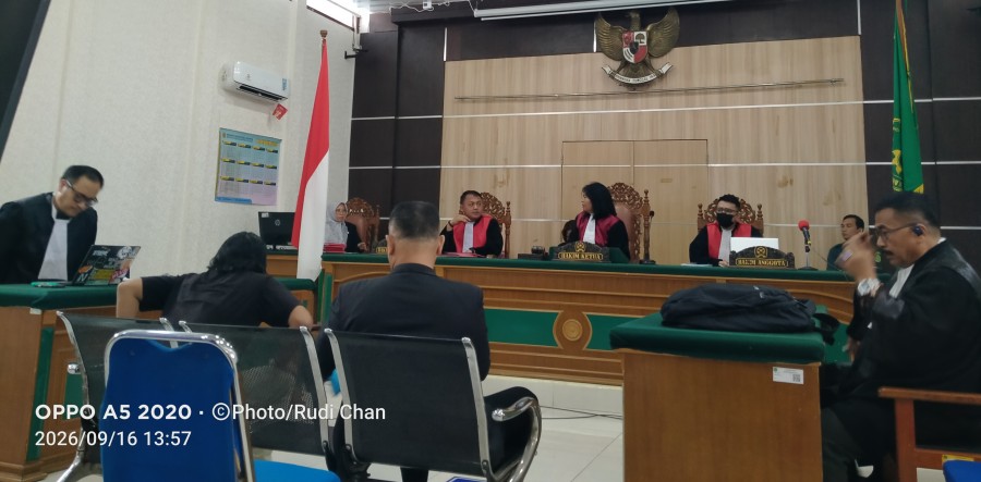 Sidang Dugaan Penggelapan di Bengkalis, Manuasi Bantah Tuntutan JPU