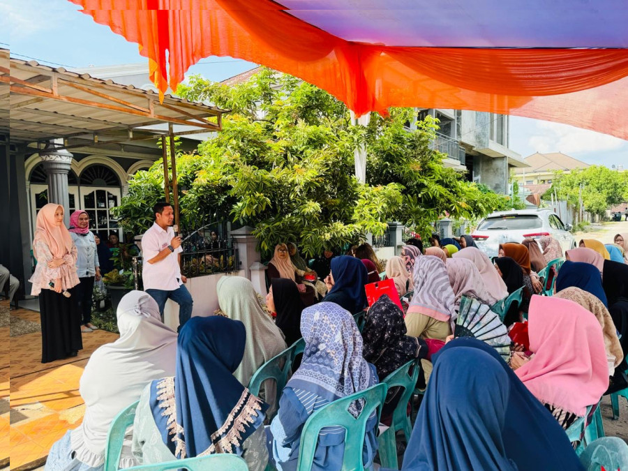10 Hari Jelang Pilkada Pekanbaru, Paslon Aman Blusukan ke RW-RW