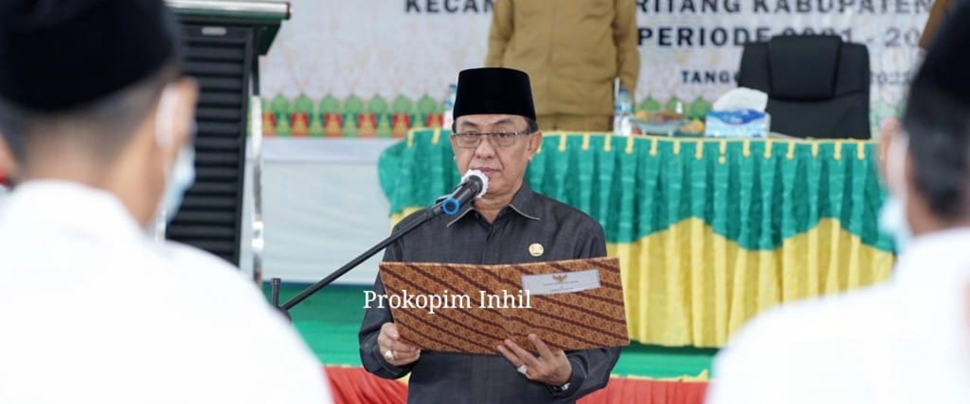 Bupati Inhil Lantik BPD se-Kecamatan Keritang
