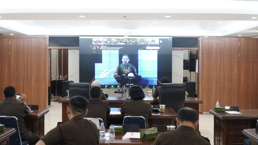 Kajati Riau Ikuti Dialog Publik RPP dan Launching Blue Print Menuju Indonesia Emas 2045