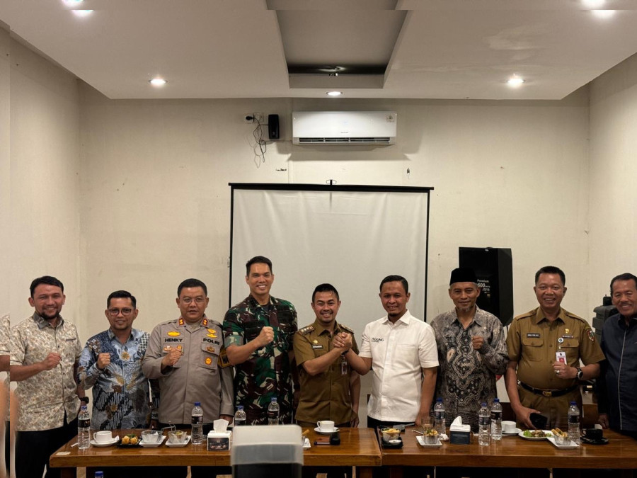 Silaturahim dengan Bapaslon AMAn, Pj Wako Sampaikan 2 Laporan Penting